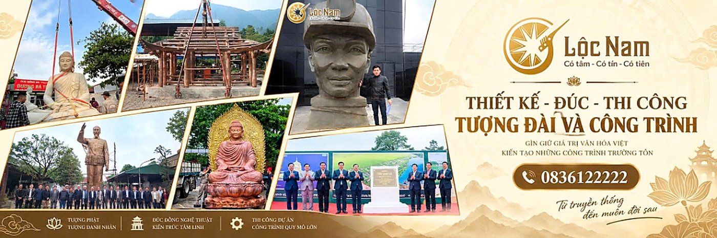 THIẾT KẾ - ĐÚC - THI CÔNG TƯỢNG ĐÀI VÀ CÔNG TRÌNH TÂM LINH