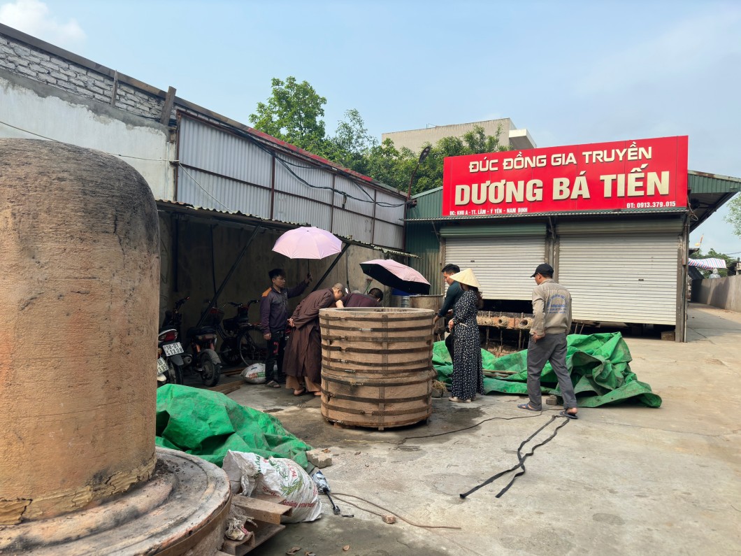 Đúc Đại Hồng Chung 1.2 Tấn & Tượng Phật