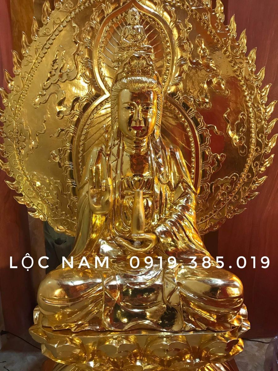 Đúc Tượng Phật Và Thi Công Dát Vàng Toàn Bộ Đồ Thờ Tại Chùa – Hải Phòng - Ảnh chi tiết 3