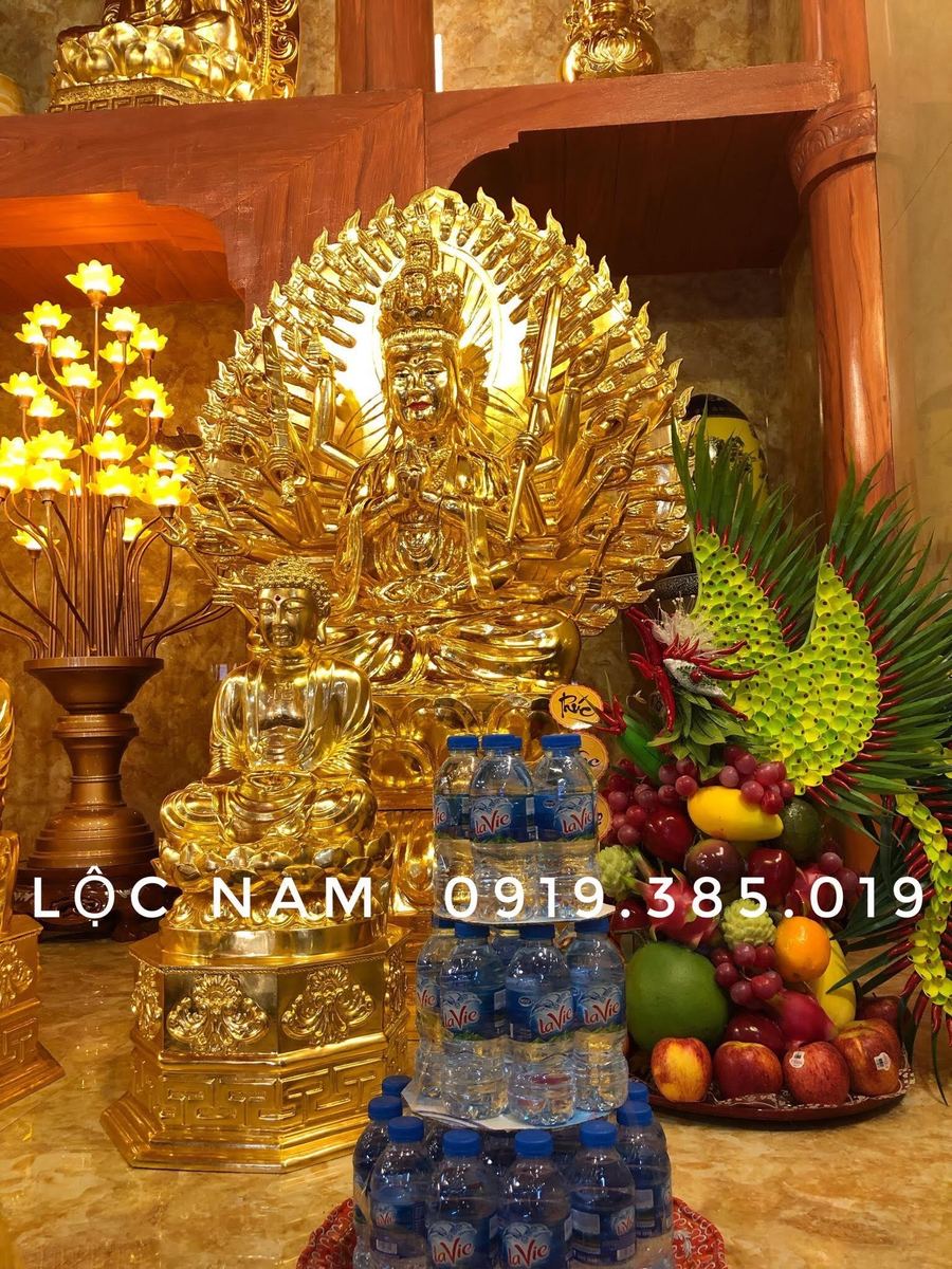 Đúc Tượng Phật Và Thi Công Dát Vàng Toàn Bộ Đồ Thờ Tại Chùa – Hải Phòng - Ảnh chi tiết 8