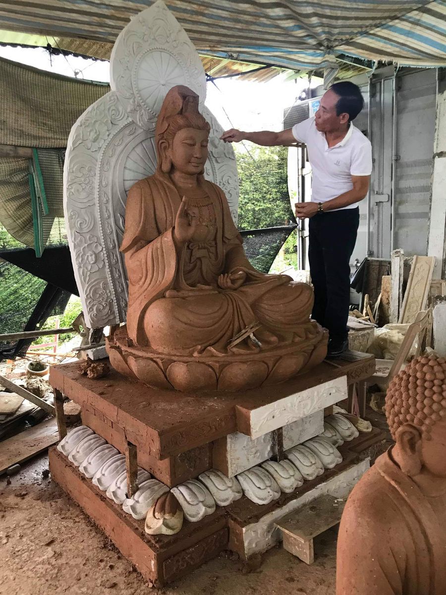 Đúc Tượng Phật Và Thi Công Dát Vàng Toàn Bộ Đồ Thờ Tại Chùa – Hải Phòng - Ảnh chi tiết 10