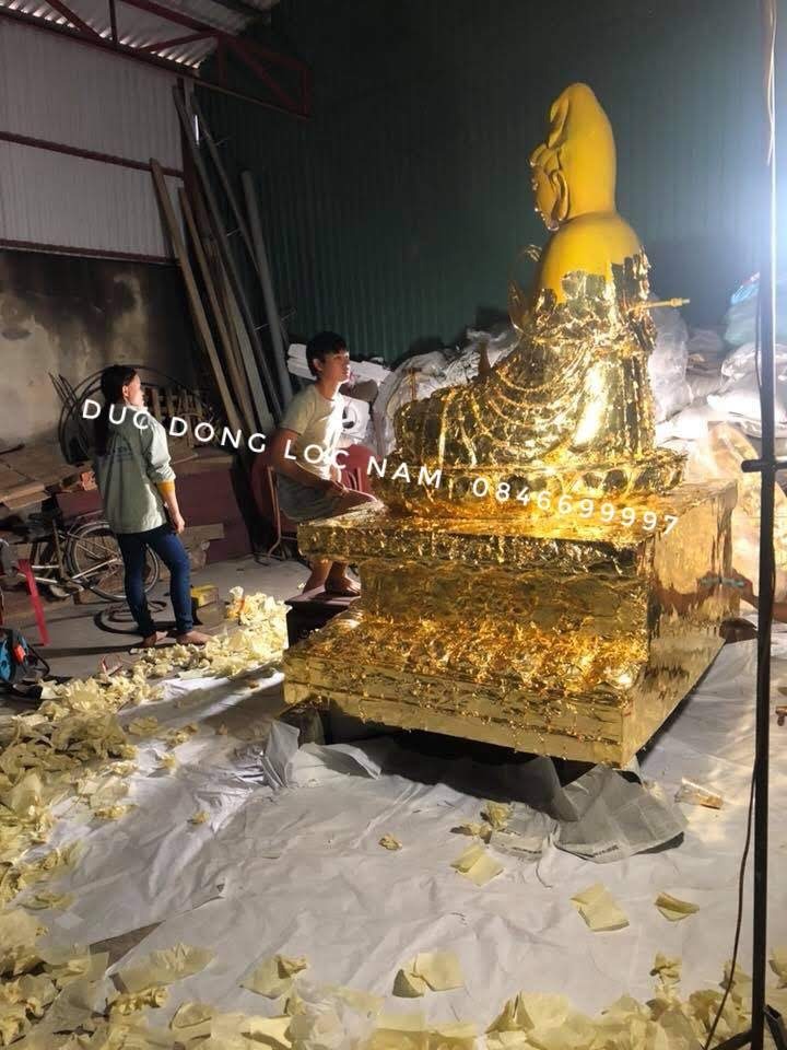 Đúc Tượng Phật Và Thi Công Dát Vàng Toàn Bộ Đồ Thờ Tại Chùa – Hải Phòng - Ảnh chi tiết 12