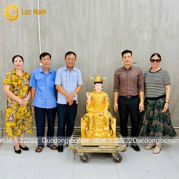 Lắp Đặt Tượng Thánh Mẫu Tổ Nghề May Mặc Tứ Phi Nguyễn Thị Sen Tại Tam Cốc – Ninh Bình - Ảnh chi tiết 13