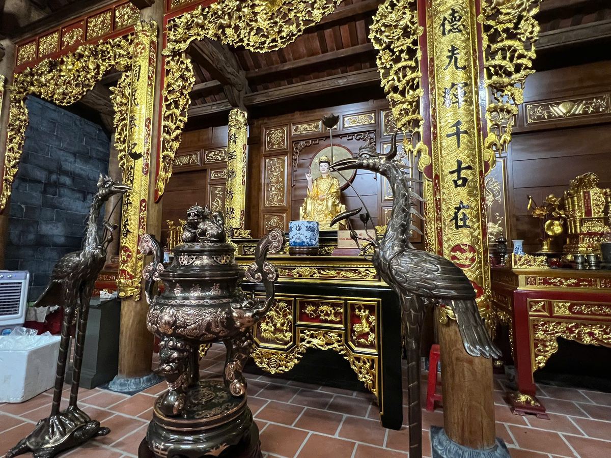 Lắp Đặt Tượng Thánh Mẫu Tổ Nghề May Mặc Tứ Phi Nguyễn Thị Sen Tại Tam Cốc – Ninh Bình - Ảnh chi tiết 16