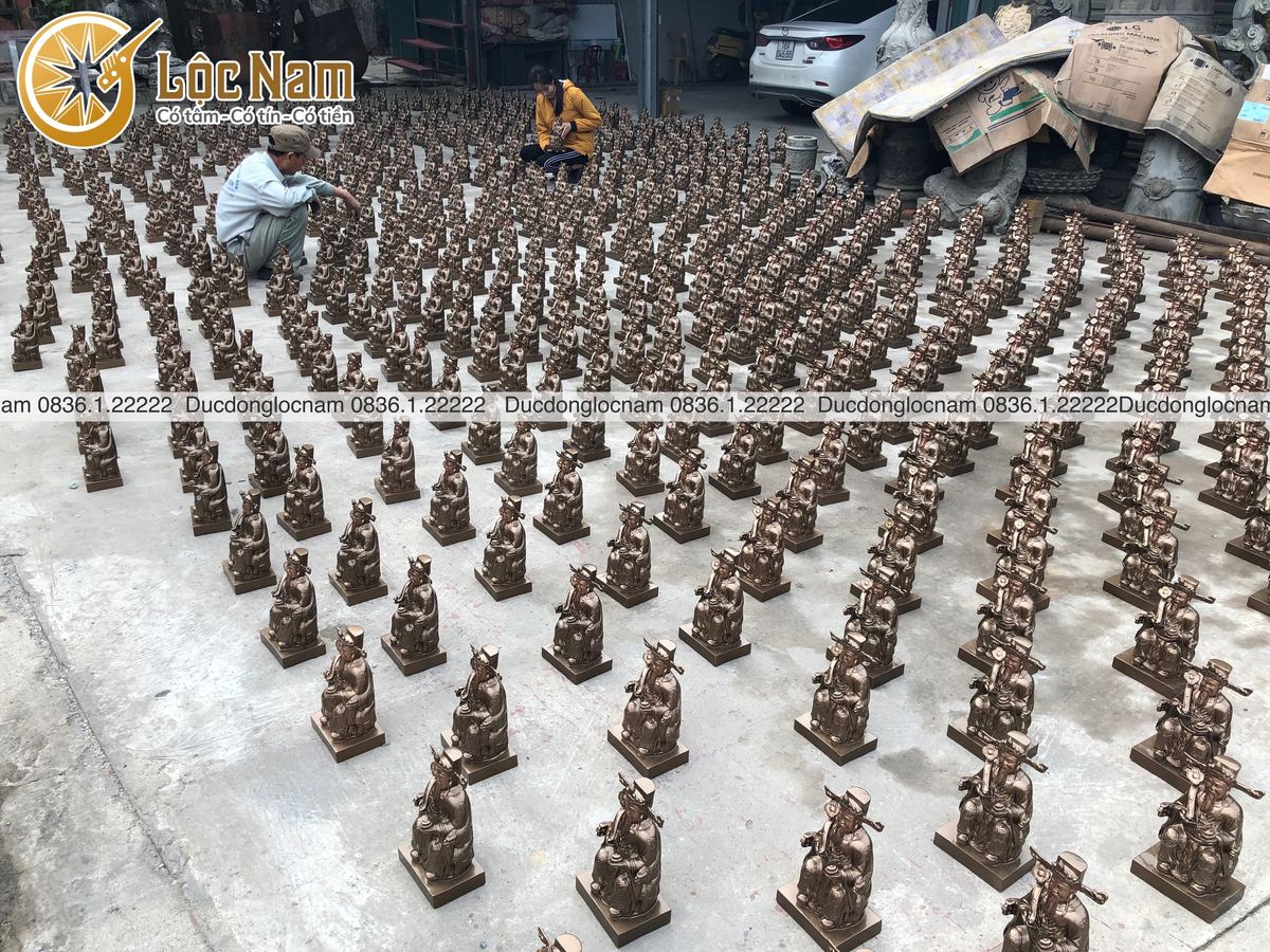 Đúc Tượng Thần Tài Bằng Đồng Số Lượng Lớn Tại Khu Du Lịch Đà Nẵng