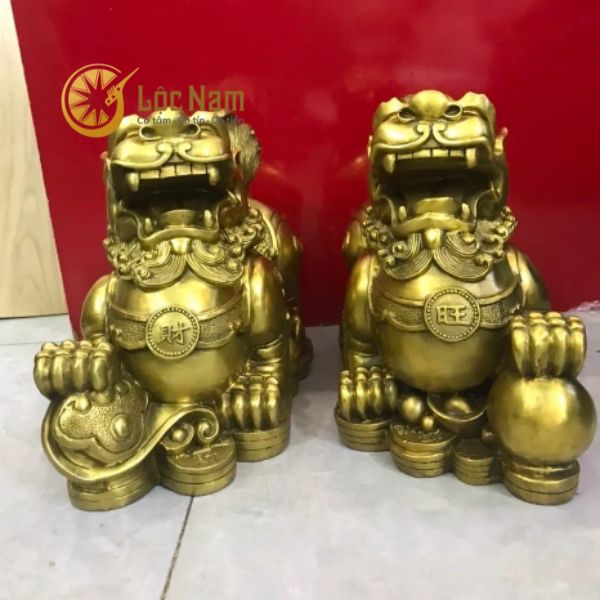 Tỳ Hưu Phong Thuỷ Bằng Đồng Cao 28cm