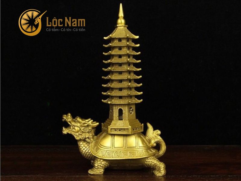 Long Quy Cõng Tháp Văn Xương Bằng Đồng