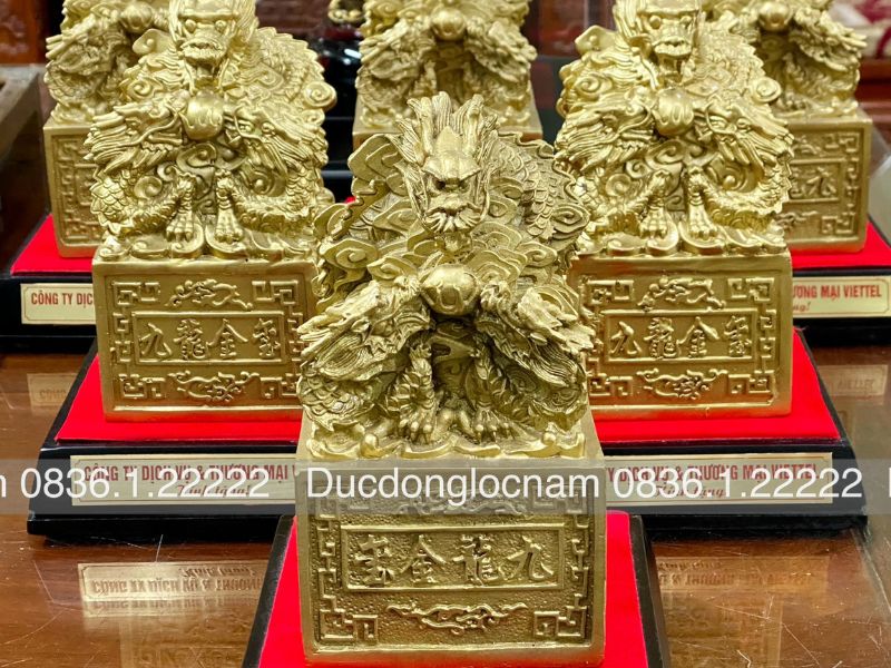 Ấn Rồng Bằng Đồng Phong Thủy Quà Tặng Cho Doanh Nghiệp
