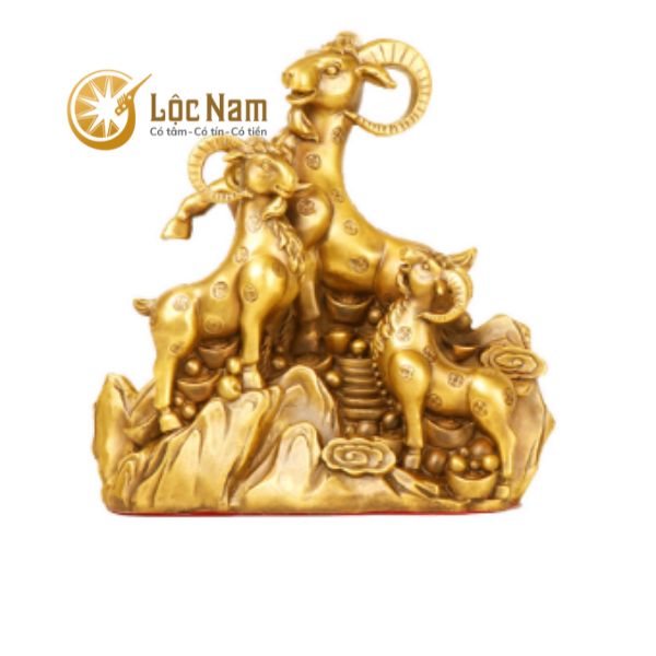 Tam Dương Khai Thái Đứng Núi Đá Bằng Đồng