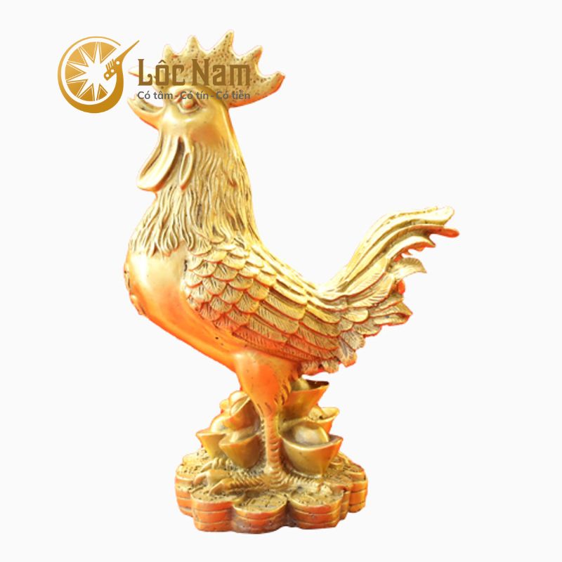 Tượng Gà Bằng Đồng Thau Phong Thủy Đẹp