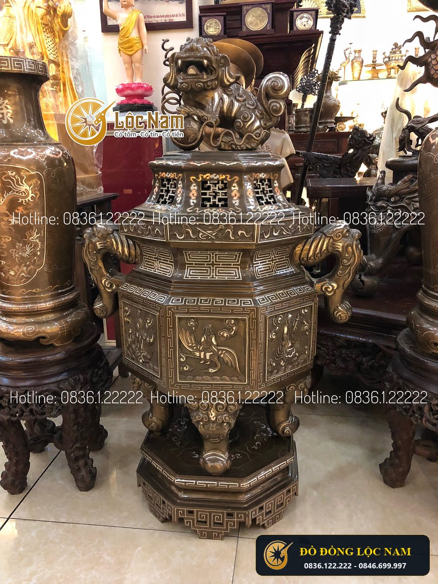 Đỉnh Bát Tiên 1m1 Khảm Tam Khí Hàng Đặt