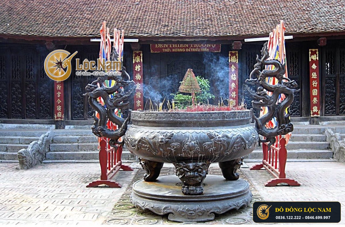 Lư Hương Dong Tai Rong Cỡ Lớn Dat Tai Den Tran Nam Dinh
