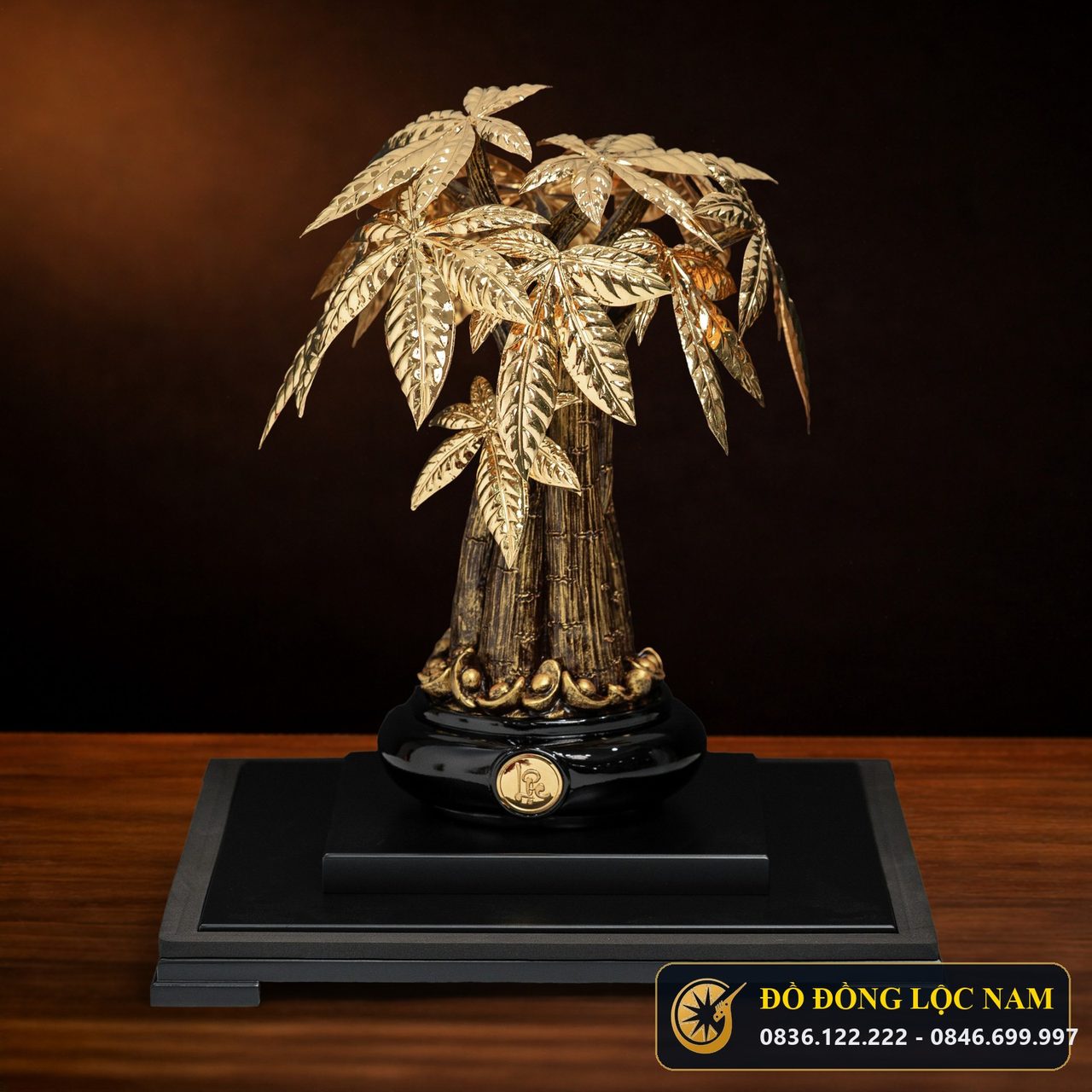 Cây Kim Ngân Phú Quý Mạ Vàng 24K - Mẫu 3