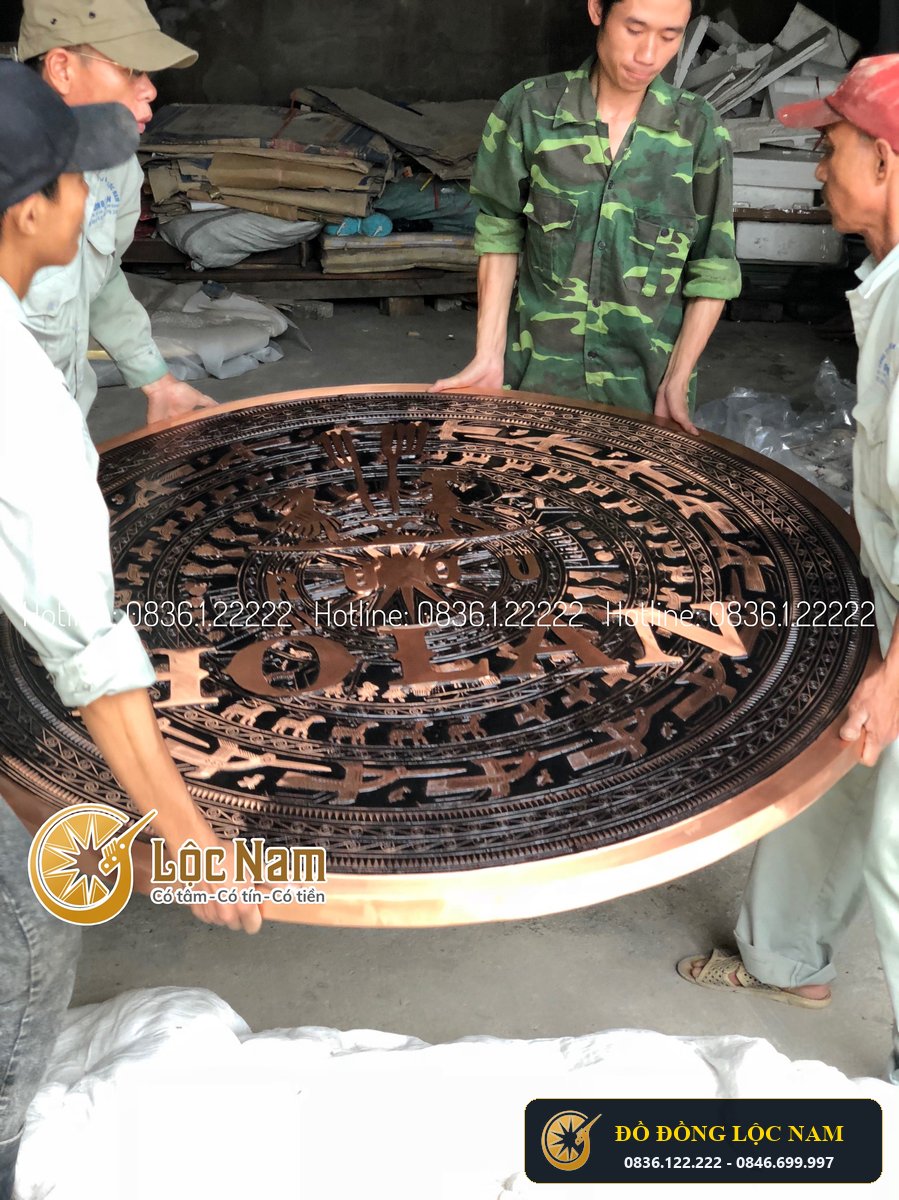 Mặt Trống Đồng Đúc In Logo Theo Yêu Cầu Của Khách Hàng