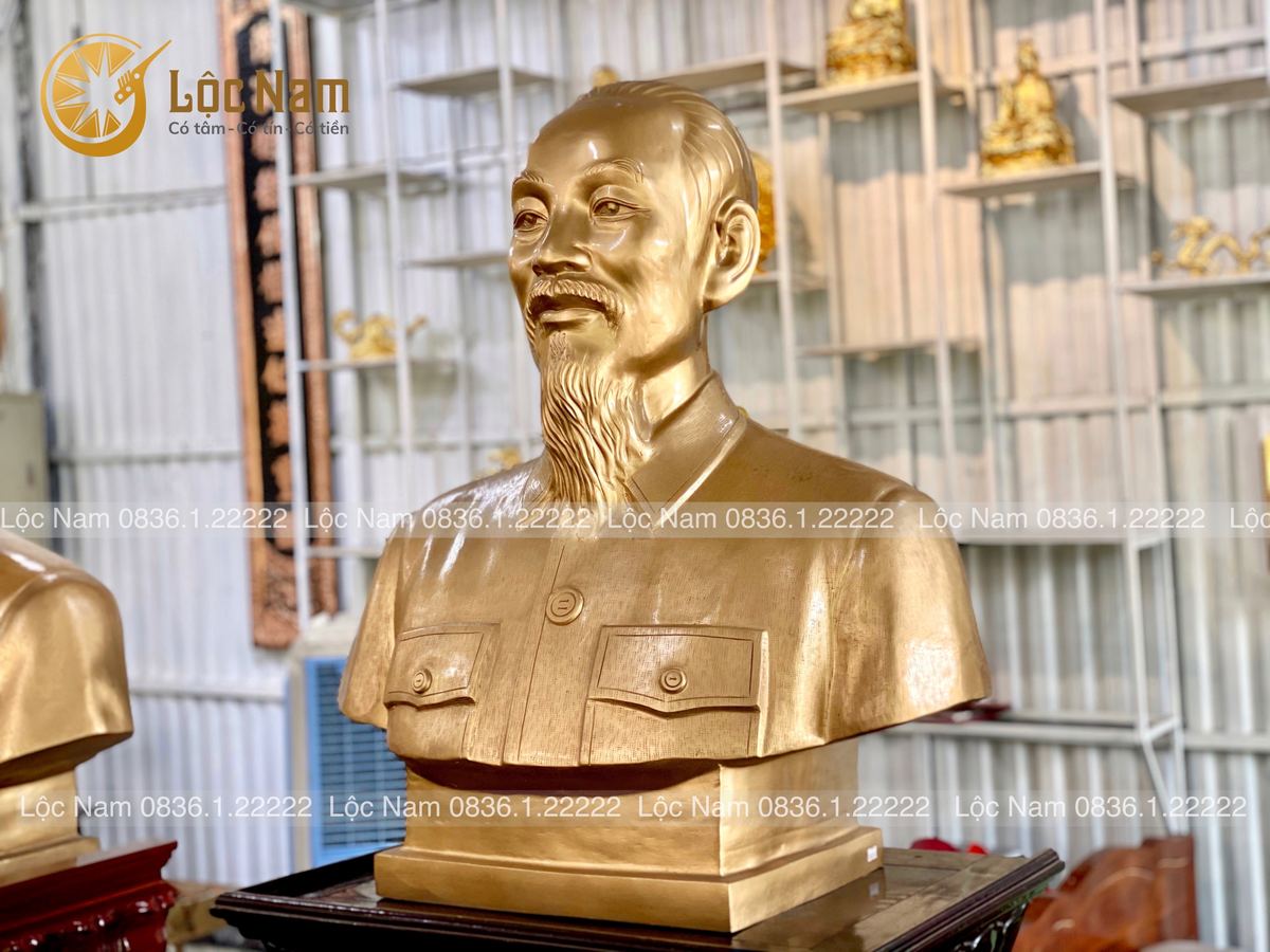 Bác hồ bán thân cao 70cm