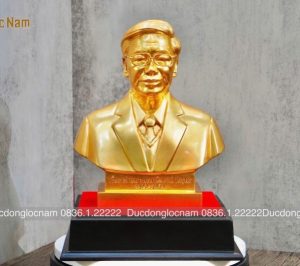 Tượng Đồng Chân Dung Dát Vàng Tổng Bí Thư Nguyễn Phú Trọng Cao 30